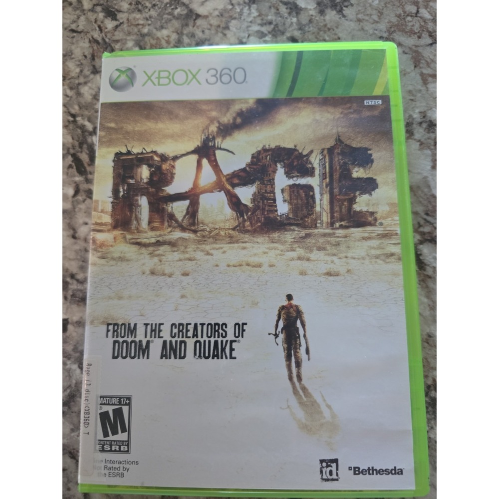 Rage Microsoft Xbox 360, 2011 CIB w Manual – Tested